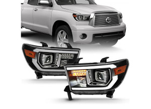 Anzo - 0713 Tundra/0815 Sequoia Proj Light Bar H.l Blk Amber(led High Beam) (halogen - 111447