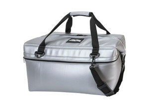 AO Coolers - 36 Pack Carbon Cooler Silver - AOCR36SL