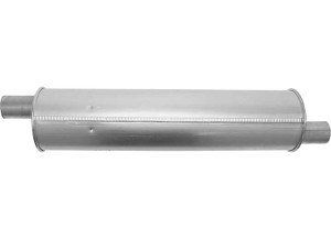 AP Exhaust - Muffler  Enforcer Ii Round 2.5in Id/od O/o 33in Oal As - 3767