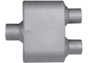 AP Exhaust - Muffler  Cherry Bomb Extreme Oval 2.5in Id/od C/d 12in Oal As - 7425CB