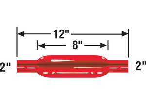 AP Exhaust - Glasspack  Cherry Bomb Straight 3.50in Case 2in Core 2in Necks 12in Oal - 87520CB