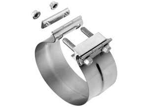 AP Exhaust - Clamp  Torctite Preformed Lap Joint Band 4in 304 Bright 304 Stainless - 9623