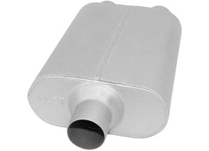 AP Exhaust - Muffler  Xlerator Vx Performance Oval 2.25in Id/od C/d 19in Oal As - VX4422