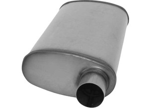 AP Exhaust - 0204 Grand Cherokee 4.7l Muffler  Xlerator Oval 2.5in Id/od O/c 24in Oal Ss - XS1256