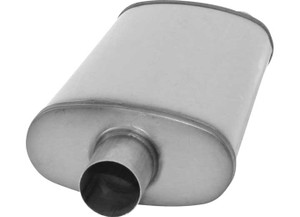 AP Exhaust - Muffler  Xlerator Stainless Steel Ovalc/d 24in Oal 2.25in - XS2258