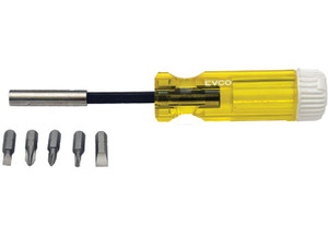 AP - Magnetic Bit Holder Screwdriver W/bitspouch - 009-RVM5IN1AC