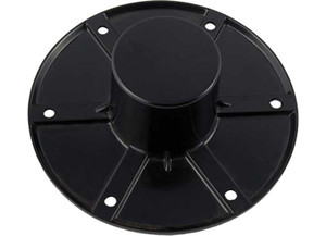 AP - Pedestal Table Legs Round Flush Mount Base  Black - 013-1112B