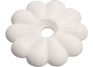 AP - Rosettes W/screws        White (15/ctn) - 013-134