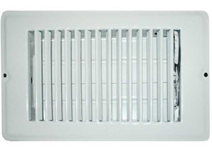 AP - 4 X 10 Floor Register  White - 013-627