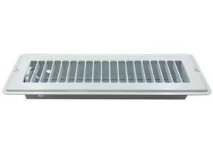 AP - 21/4 X 10 Floor Register White - 013-640