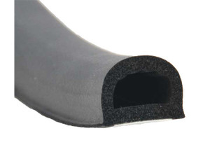 AP - Trailer Weatherstripping Non Ribbed D Seal W/tapeblack - 018-318