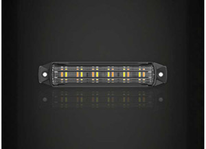 Arc Lighting - 4in Surface Mount Strobe Light Work Bar Sae Class I Amber/green (1ea) - BB6010D