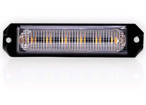 Arc Lighting - 4in Builtbright 4 Slim Bar Surface Mnt Strobe Work Light Amber (1ea) - BB6110A
