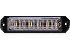 Arc Lighting - 4in Builtbright 4 Slim Strobe Bar Work Surface Mnt Strobelight Amber/white (1ea) - BB6110B