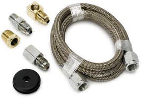 Auto Meter - 3ftbraided Stainless Steel Line #4 - 3227