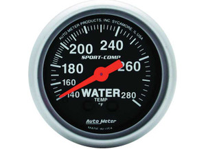 Auto Meter - 2in Water Temp 140280f Mech Sportcomp - 3331