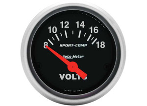 Auto Meter - 2in Voltmeter 818 Volts Sse Sportcomp - 3391