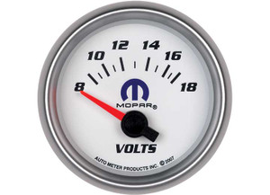 Auto Meter - Mopar 21/16in Short Sweep Electric Voltmeter - 880035