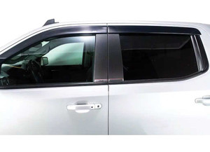 Auto Ventshade - 24c Trax Ventvisor Low Profile Impact Resistant Side Window Deflectorsmoke4pc - 894116