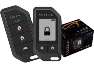 Avital - 2way Lcd Security System With Up To 1/4 Mile Range - 3308L