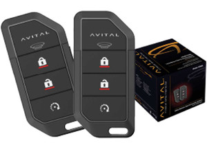 Avital - 1way Remote Start & Security System With Up To 1/4 Mile Range - 5108L