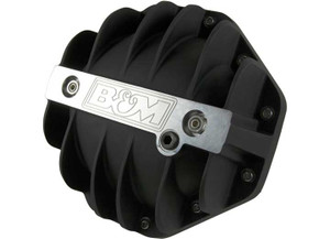 B & M Automotive - Cast Aluminum Differential Cover Black - 11306