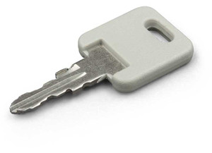 B&B Molders - Replacement Key Coded 391 Chrome - 94155
