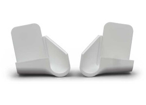 B&B Molders - Short Rain Gutter Spouts 4/pk Polar White - 94168