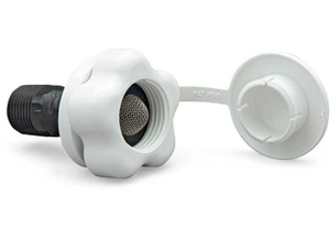 B&B Molders - Replacement Plastic Check Valve Polar White - 94210