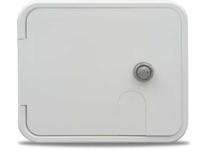 B&B Molders - City/gravity Water Center W/plastic Check Valve Key Lock Polar White - 94254