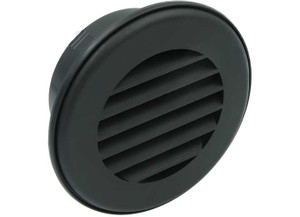 B&B Molders - Heat Vent 4in Connection No Damper Black - 94265