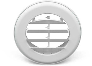 B&B Molders - Coolvent Adjustable Ceiling Vent  1.5 Flange Polar White - 94271