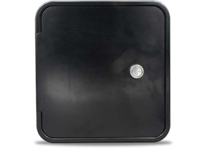 B&B Molders - Multipurpose/fuel Hatch W/o Back Key Lock Black - 94308