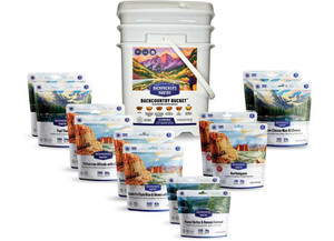 Backpacker's Pantry - Combo Meal Bucket; 8 Days Worth Of A Mix Of Meat And Vegegetarian Meals - 1094899