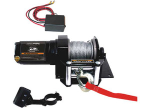 Bulldog Winch - 2000lb Atv Winch With Minirocker Switch Mounting Channel Roller Fairlead - 15001