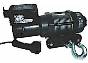 Bulldog Winch - 3400lb Trailer/utility Winch 45ft Wire Rope Roller Frld Mnt Plate - 15017