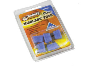 Battery Doctor - Ato/atc Standard Blade Fuse15ablue5pcs Retail Pkg - 24365