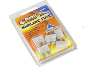 Battery Doctor - Ato/atc Standard Blade Fuse25aclear5pcs Retail Pkg - 24375