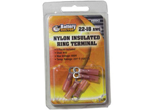 Battery Doctor - 2218awg #10 Nylon Ring Terminal 5 Pcs - 80843