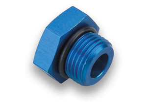 Big End Performance - 12an Blue Port Plug W/oring - 12214