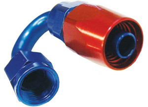 Big End Performance - Red/blue 180 Degree Swivel Aluminum Hose End 12an - 12280