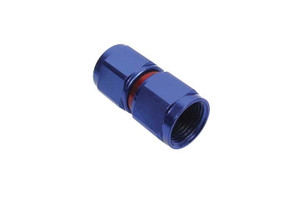 Big End Performance - 6 Female Blue Straight Swivel Coupler - 12306