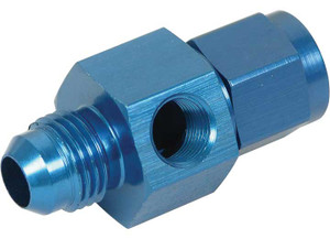 Big End Performance - 4 Female To 4 Male 1/8in Npt Port Blue Gauge Adapter - 12441