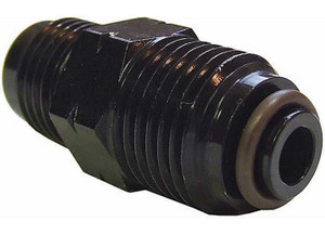 Big End Performance - #6an To 14mm X 1.5 Oring Black Fuel Rail Fitting - 14140