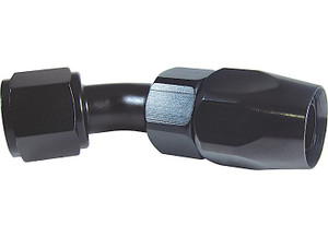 Big End Performance - Black 45 Degree Swivel Hose End 16an - 14545