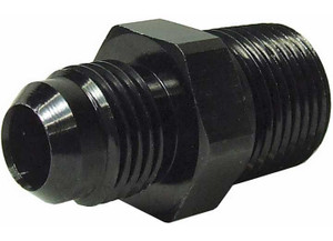 Big End Performance - 1/4in Npt To 6an Black Straight Adapter Fitting - 14676