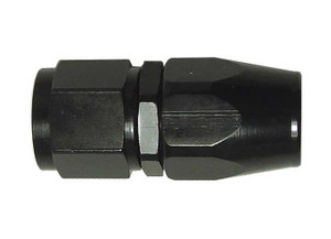 Big End Performance - Black Straight Swivel Aluminum Hose End 8an - 14800