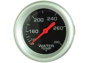 Big End Performance - 2 5/8in Black Face Water Temp Gauge 100280 - 15202