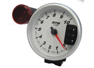 Big End Performance - Super Comp Tachometer 5in 010000 White Face W/shift Light - 15216