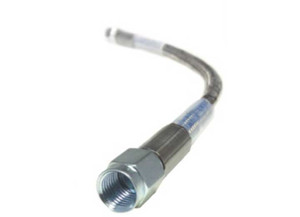 Big End Performance - 3an To 42in Straight To 90 Degrees Stainless Steel Brake Line - 21142